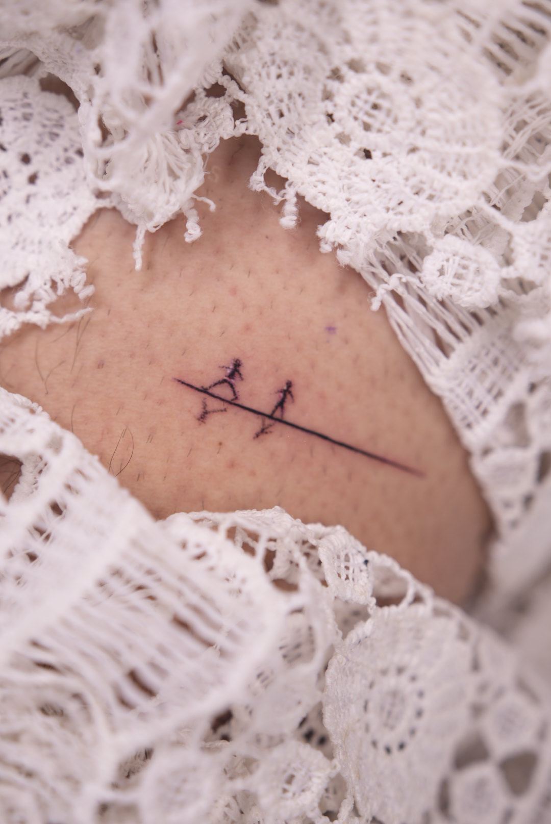 Tatuaje Fine line en Ink Fire, Mazatlán