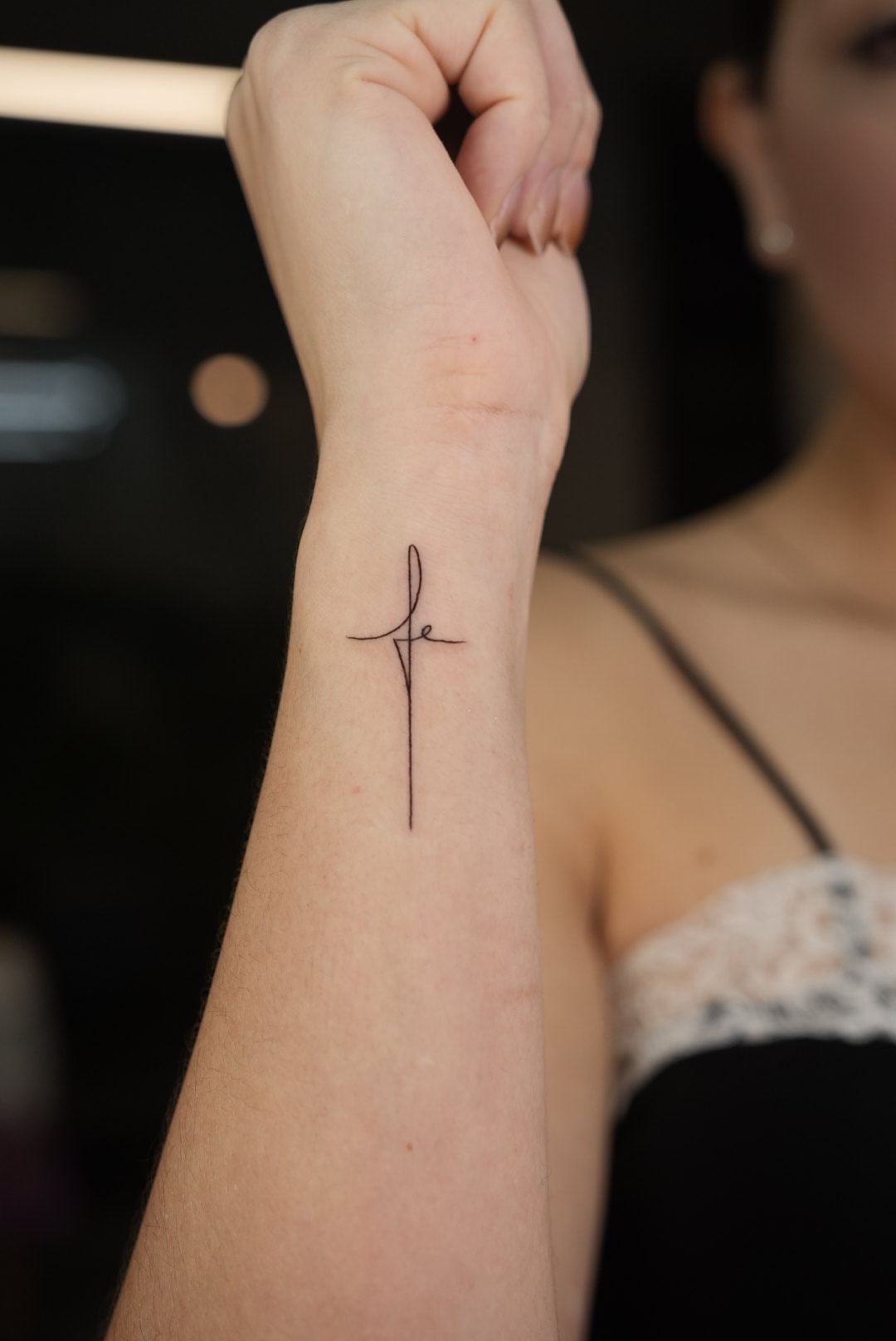 Tatuaje Fine line en Ink Fire, Mazatlán