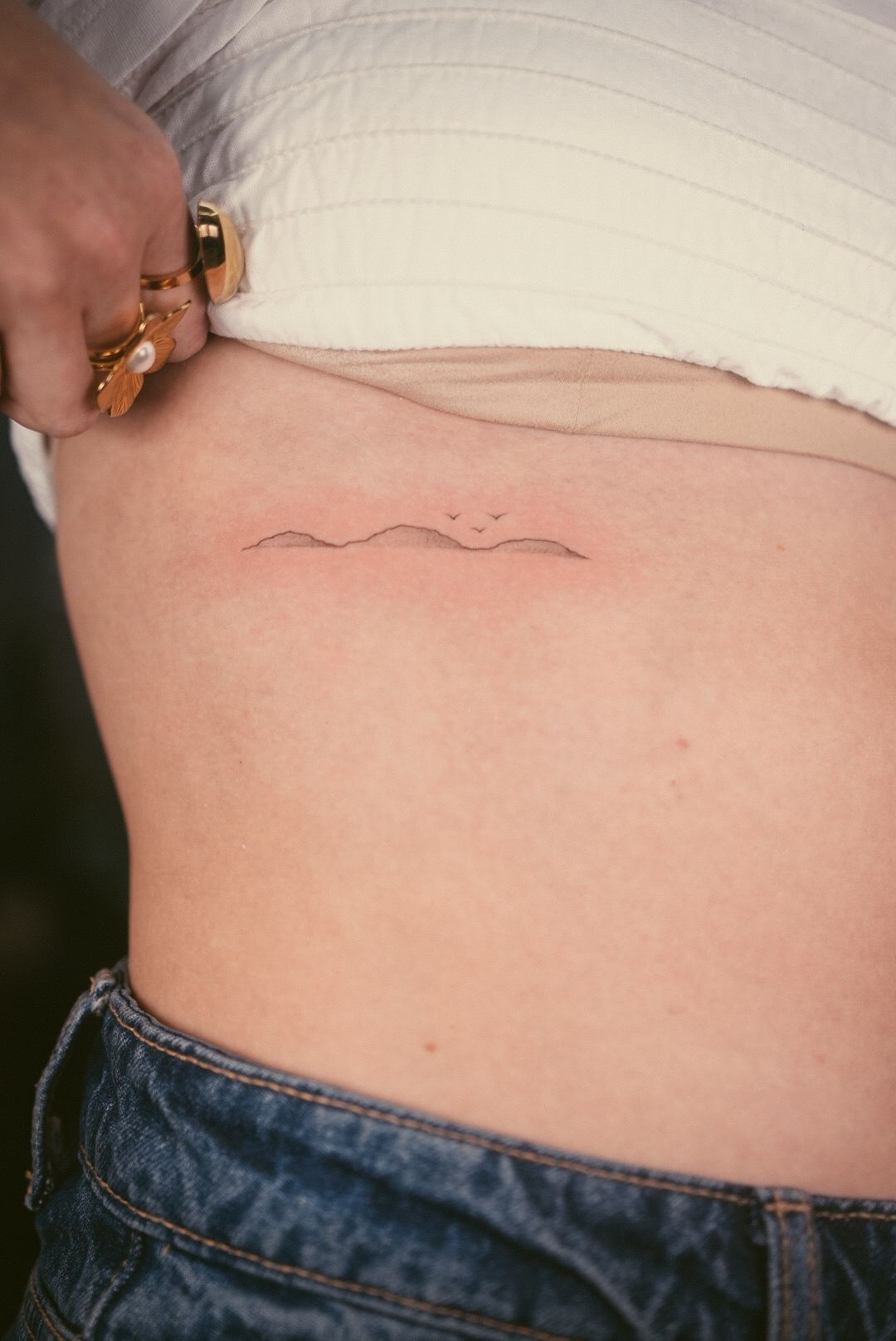 Tatuaje Fine line en Ink Fire, Mazatlán