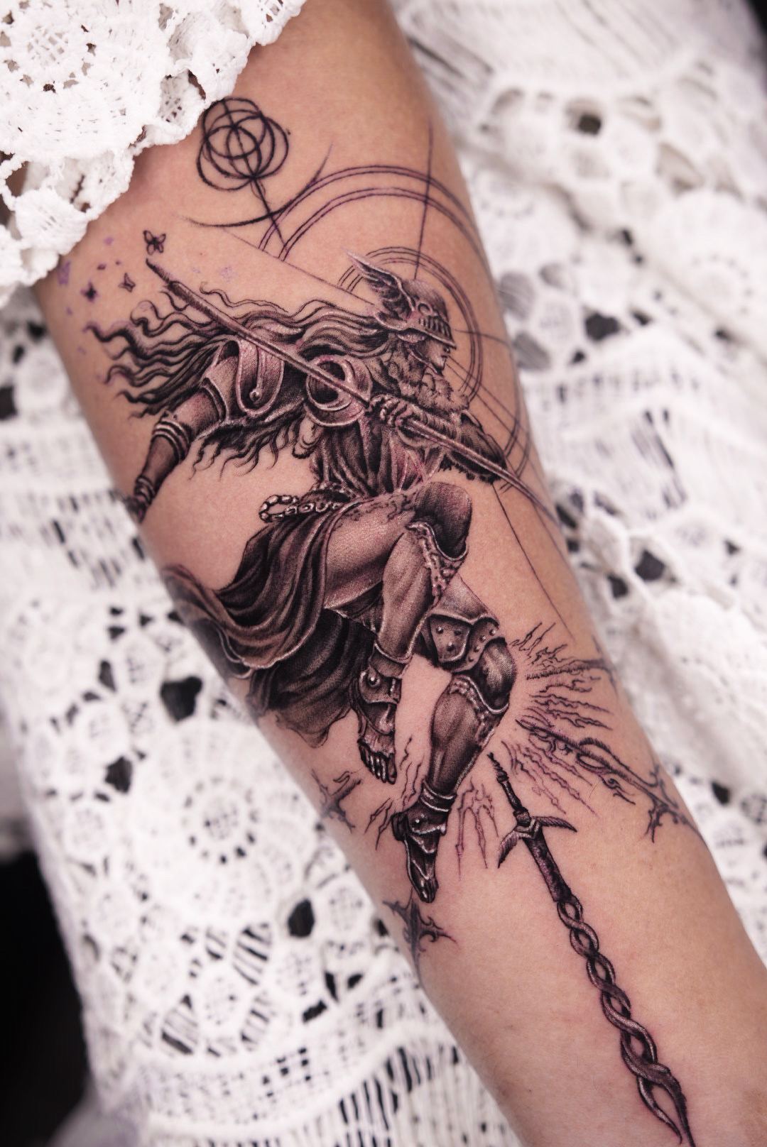 Tatuaje Microrrealismo en Ink Fire, Mazatlán